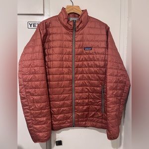 Patagonia nano puff jacket men’s small (BURL RED)